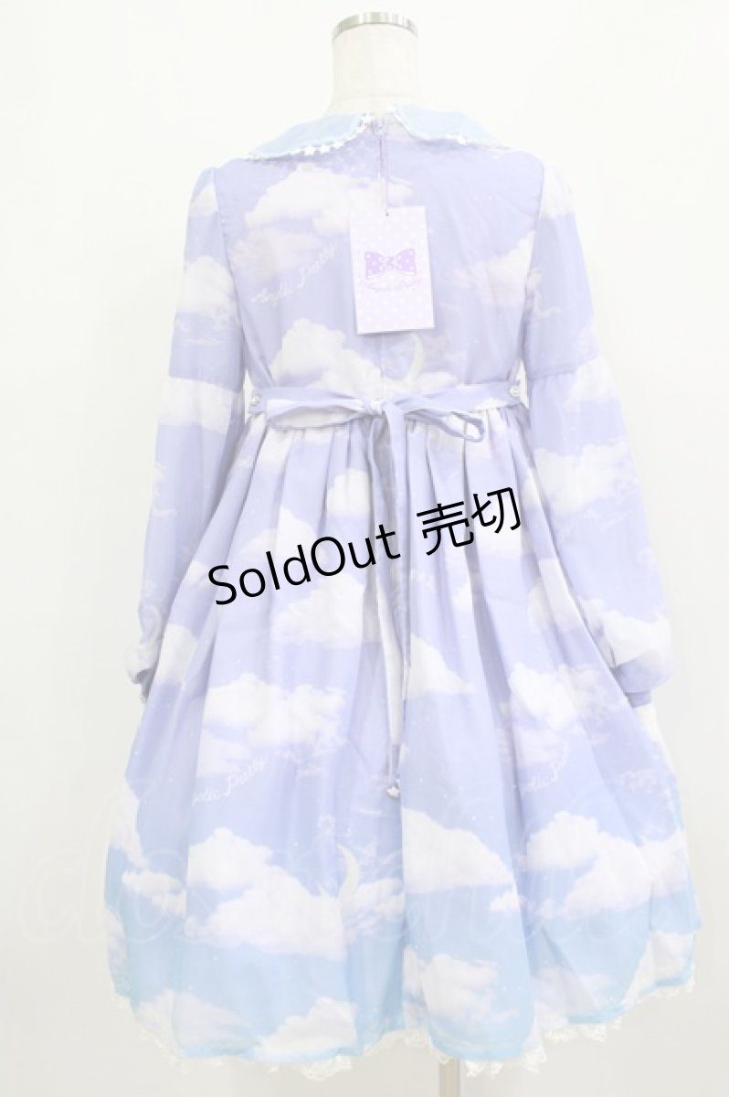 画像3: Angelic Pretty / Misty Sky Brilliant ColorワンピースSet Free Aqua Symphony(ラベンダー×サックス) H-26-01-20-079-AP-OP-NS-ZH (3)