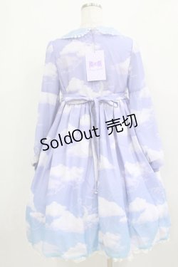 画像3: Angelic Pretty / Misty Sky Brilliant ColorワンピースSet Free Aqua Symphony(ラベンダー×サックス) H-26-01-20-079-AP-OP-NS-ZH