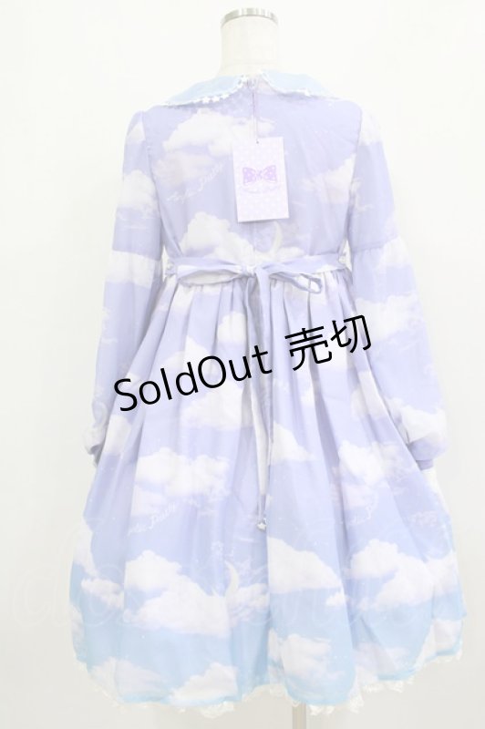 画像3: Angelic Pretty / Misty Sky Brilliant ColorワンピースSet Free Aqua Symphony(ラベンダー×サックス) H-26-01-20-079-AP-OP-NS-ZH (3)