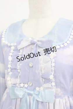 画像5: Angelic Pretty / Misty Sky Brilliant ColorワンピースSet Free Aqua Symphony(ラベンダー×サックス) H-26-01-20-079-AP-OP-NS-ZH