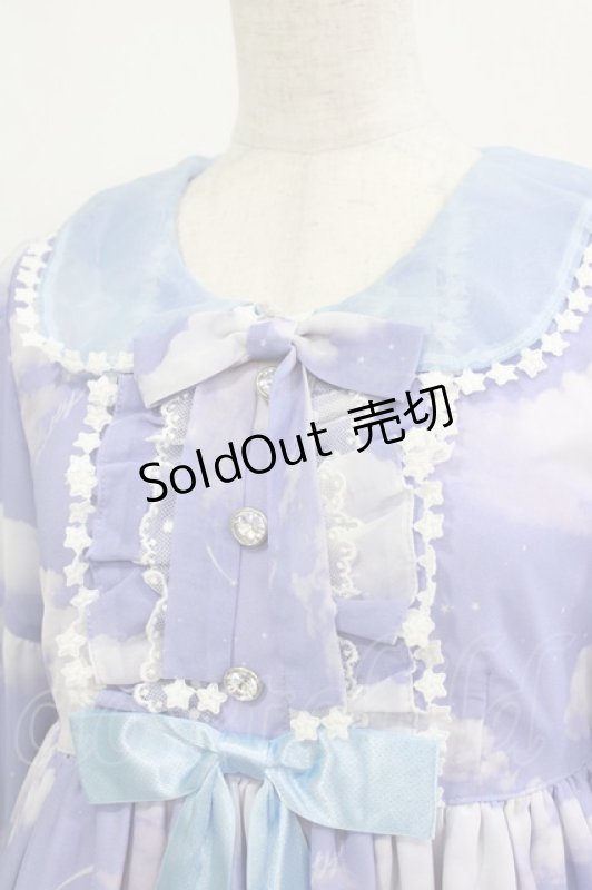 画像5: Angelic Pretty / Misty Sky Brilliant ColorワンピースSet Free Aqua Symphony(ラベンダー×サックス) H-26-01-20-079-AP-OP-NS-ZH (5)