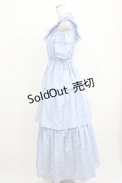 画像2: Ank Rouge / ハートdotオフショルロングワンピース M サックス H-26-01-20-008-CA-OP-NS-ZH