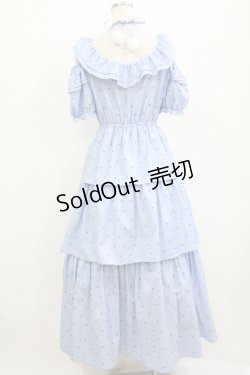 画像3: Ank Rouge / ハートdotオフショルロングワンピース M サックス H-26-01-20-008-CA-OP-NS-ZH