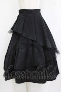 an another angelus / チュールレイヤードラッフルスカート Free BLACK H-26-01-20-013-CA-SK-NS-ZH