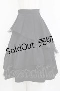 an another angelus / チュールレイヤードラッフルスカート Free BLACK H-26-01-20-013-CA-SK-NS-ZH