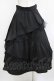 画像3: an another angelus / チュールレイヤードラッフルスカート Free BLACK H-26-01-20-013-CA-SK-NS-ZH (3)