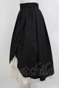 画像2: axes femme / スリット入りロングスカート M ブラック H-26-01-20-014-AX-SK-NS-ZH