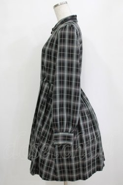 画像2: axes femme / ジップ×プリーツワンピース Free グリーン H-26-01-20-017-AX-OP-NS-ZH