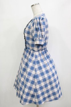 画像2: Jamie エーエヌケー / 合皮ベルトワンピース M ブルー H-26-01-20-018-LO-OP-NS-ZH