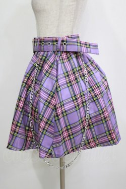 画像2: Jamie エーエヌケー / チェーン付きスカート M ラベンダー H-26-01-20-021-LO-SK-NS-ZH