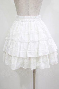 画像3: Jamie エーエヌケー / フリル&レースティアードスカート M オフ H-26-01-20-023-LO-SK-NS-ZH