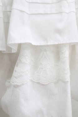 画像4: Jamie エーエヌケー / フリル&レースティアードスカート M オフ H-26-01-20-023-LO-SK-NS-ZH