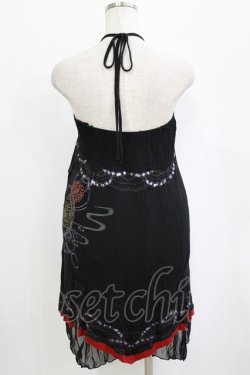 画像7: Ozz oneste / 刺繍2Wayスカート  黒 H-26-01-21-023-OO-SK-KB-ZH