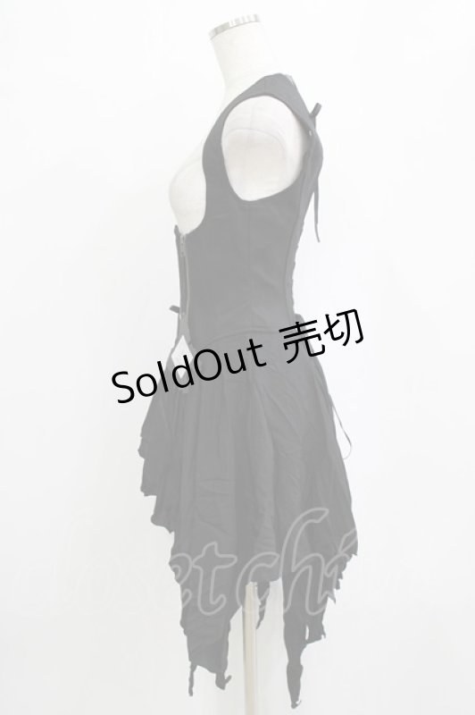 画像2: Sheglit / "Restraint"レザーベスト M ブラック H-26-01-21-028-EL-OP-KB-ZH (2)