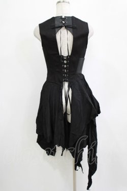 画像3: Sheglit / "Restraint"レザーベスト M ブラック H-26-01-21-028-EL-OP-KB-ZH