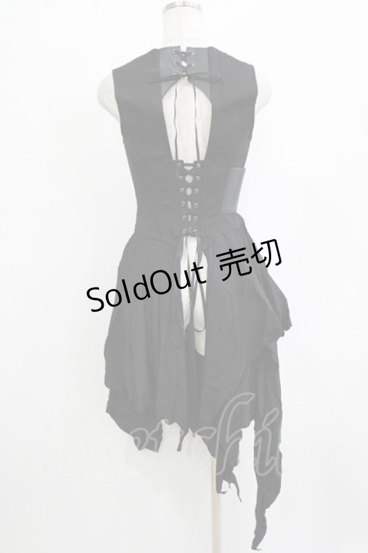 画像3: Sheglit / "Restraint"レザーベスト M ブラック H-26-01-21-028-EL-OP-KB-ZH (3)