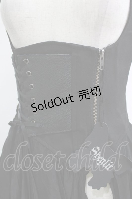 画像4: Sheglit / "Restraint"レザーベスト M ブラック H-26-01-21-028-EL-OP-KB-ZH (4)