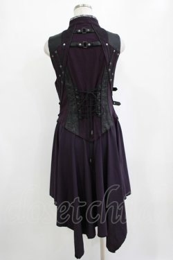 画像3: Ozz Croce / オーバー付きベスト  紫 H-26-01-21-029-OO-TO-KB-ZH