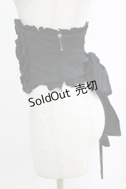 画像2: Sheglit / フリルリボンコルセット  ブラック H-26-01-21-031-EL-ZA-KB-ZH