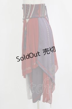 画像2: Ozz oneste / 2Wayオーバーコルセット  ボルドー H-26-01-21-033-OO-ZA-KB-ZH