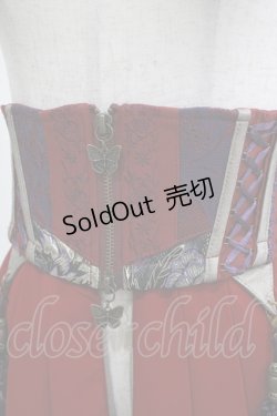 画像4: Ozz oneste / 2Wayオーバーコルセット  ボルドー H-26-01-21-033-OO-ZA-KB-ZH