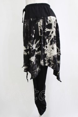 画像2: ALGONQUINS / レイヤードパンツ  黒 H-26-01-21-036-AL-PA-KB-ZH