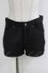 画像1: PEACE NOW / ショートパンツ M 黒 H-26-01-21-037-PU-PA-KB-ZH (1)