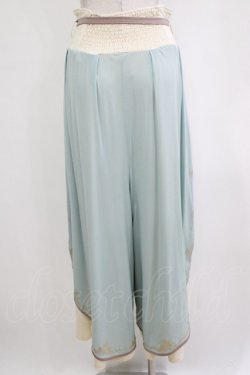 画像3: Ozz oneste / 和チャイナワイドパンツ  サックス H-26-01-21-038-OO-PA-KB-ZH