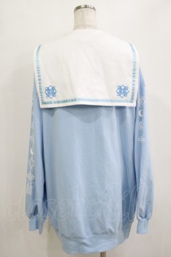 画像3: LISTEN FLAVOR / ドラゴンチャイナセーラーワンピ  サックス H-26-01-21-041-PU-OP-KB-ZH