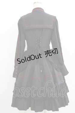 画像3: Ozz oneste / Elegant Roseワンピース  ブラック×レッド H-26-01-21-004-OO-OP-KB-ZH