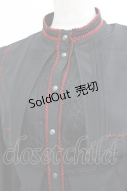 画像4: Ozz oneste / Elegant Roseワンピース  ブラック×レッド H-26-01-21-004-OO-OP-KB-ZH