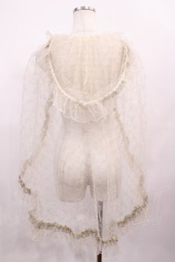 画像3: metamorphose / Magicalラメレースマント Free 生成り H-26-01-21-1039-ME-TO-NS-ZH