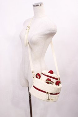 画像1: Maison de FLEUR / Maison de FLEUR10周年記念/ホールケーキバッグ  オフ H-26-01-21-1041-LO-BG-NS-ZH