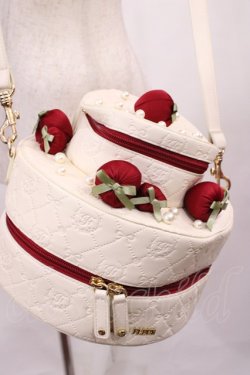 画像2: Maison de FLEUR / Maison de FLEUR10周年記念/ホールケーキバッグ  オフ H-26-01-21-1041-LO-BG-NS-ZH