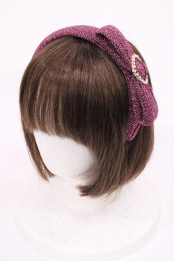 画像1: Swankiss / SG rame カチューシャ  ピンク H-26-01-21-1019-CA-AC-NS-ZH