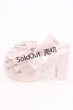 画像2: Honey Cinnamon / フリルリボンサンダル S ピンク H-26-01-21-1023-LO-SH-NS-ZH
