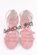 Angelic Pretty / Heartセパレートシューズ S レッド H-26-01-21-1024-AP-SH-NS-ZH