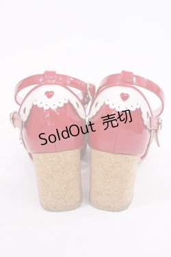 画像3: Angelic Pretty / Heartセパレートシューズ S レッド H-26-01-21-1024-AP-SH-NS-ZH