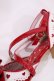 画像4: Angelic Pretty / Heartセパレートシューズ S レッド H-26-01-21-1024-AP-SH-NS-ZH (4)