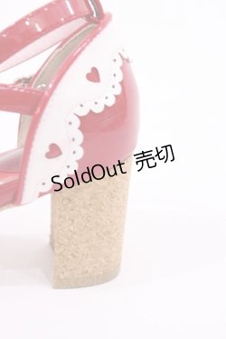 画像6: Angelic Pretty / Heartセパレートシューズ S レッド H-26-01-21-1024-AP-SH-NS-ZH