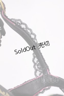 画像4: JESUS DIAMANTE / 新シシリアウエッジプリンセス S JAPONローズ柄ブラック H-26-01-21-1025-JE-SH-NS-ZH