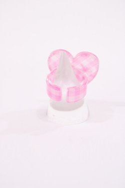 画像2: Angelic Pretty / Lovelyギンガムリング Free ピンク H-26-01-21-1003-AP-AC-NS-ZH