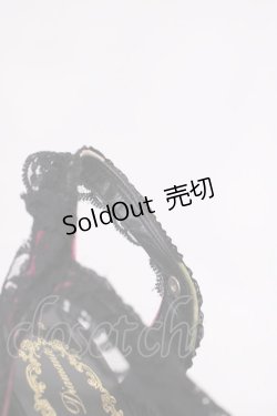 画像5: JESUS DIAMANTE / 新シシリアウエッジプリンセス S JAPONローズ柄ブラック H-26-01-21-1025-JE-SH-NS-ZH