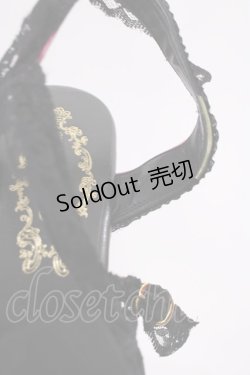 画像6: JESUS DIAMANTE / 新シシリアウエッジプリンセス S JAPONローズ柄ブラック H-26-01-21-1025-JE-SH-NS-ZH