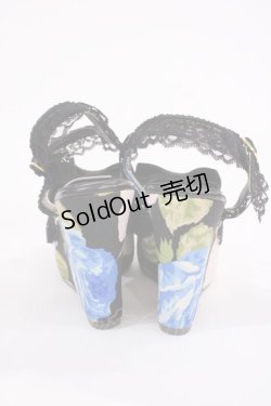 画像3: JESUS DIAMANTE / 新シシリアウエッジプリンセス S JAPONローズ柄ブルーローズ H-26-01-21-1026-JE-SH-NS-ZH