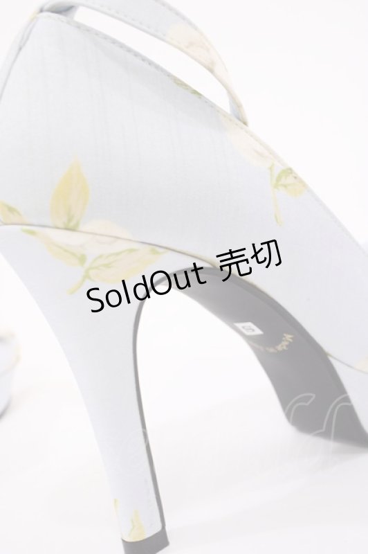 画像5: JESUS DIAMANTE / ロココLadyワンリボンパンプス S グランヴィルホワイトローズ・サックス H-26-01-21-1027-JE-SH-NS-ZH (5)