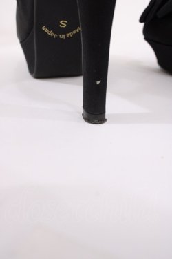 画像5: JESUS DIAMANTE / ロココLadyワンリボンパンプス S ブラック H-26-01-21-1028-JE-SH-NS-ZH