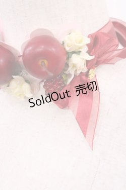 画像2: BABY,THE STARS SHINE BRIGHT / Pomme rouge チョーカー  エンジ H-26-01-21-1029-BA-AC-NS-ZH