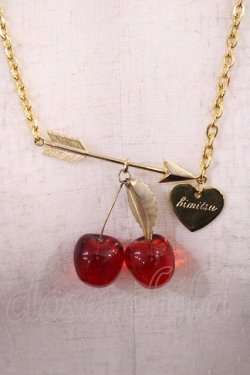 画像1: himitsu by syrup.(RoseMarie seoir) / チェリーネックレス  ゴールド H-26-01-21-1033-LO-AC-NS-ZH
