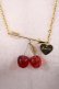 画像1: himitsu by syrup.(RoseMarie seoir) / チェリーネックレス  ゴールド H-26-01-21-1033-LO-AC-NS-ZH (1)